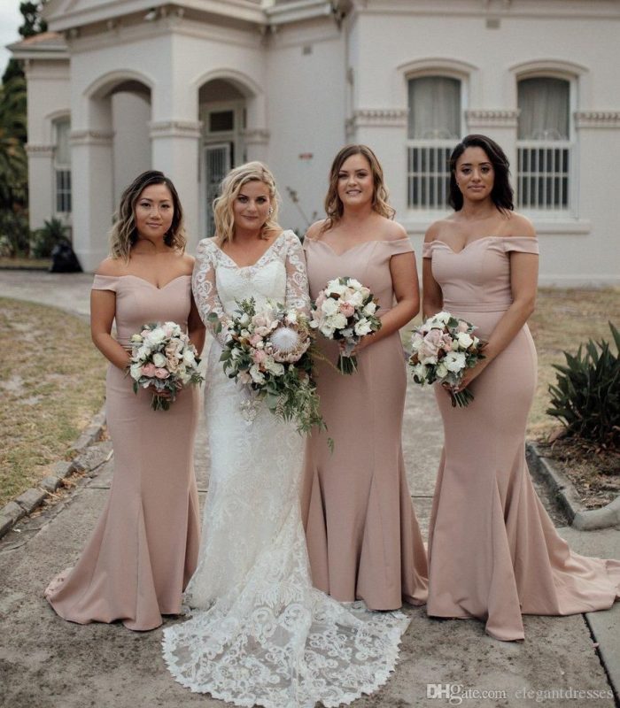 simple-cheap-mermaid-bridesmaid-dresses-long